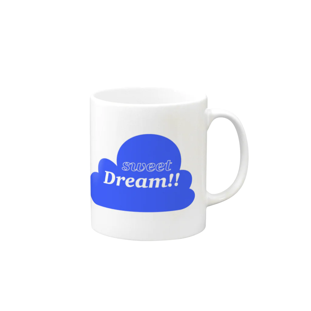おおきにショップ©の︎︎☁︎︎ Sweet Dream!! ︎︎☁︎︎ Mug :right side of the handle