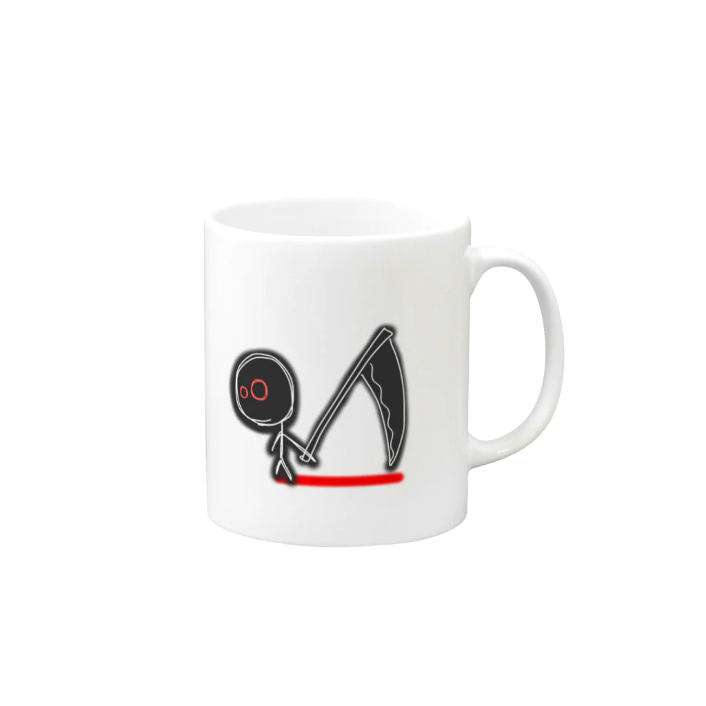 「It's me!」shopのxxxx Mug :right side of the handle