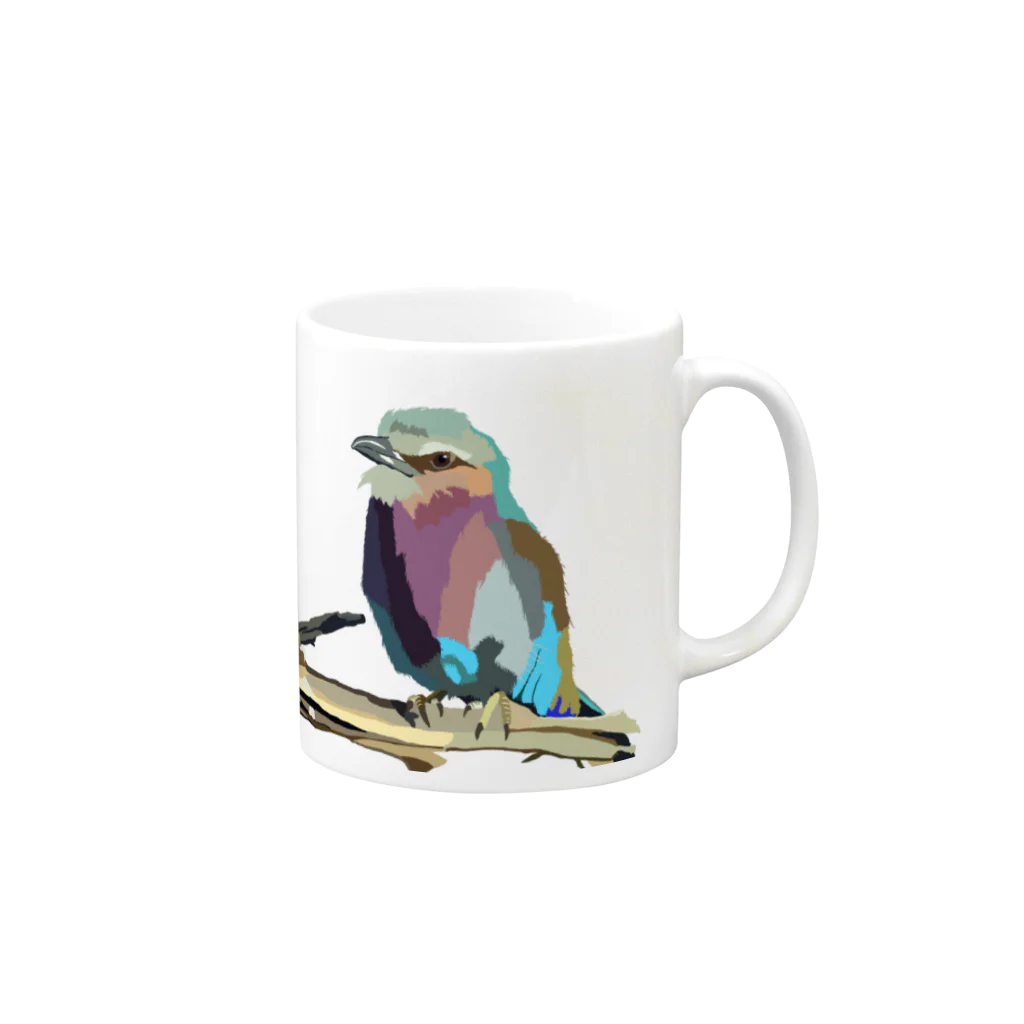 Gen_Designのトリ・バード🐤 Mug :right side of the handle