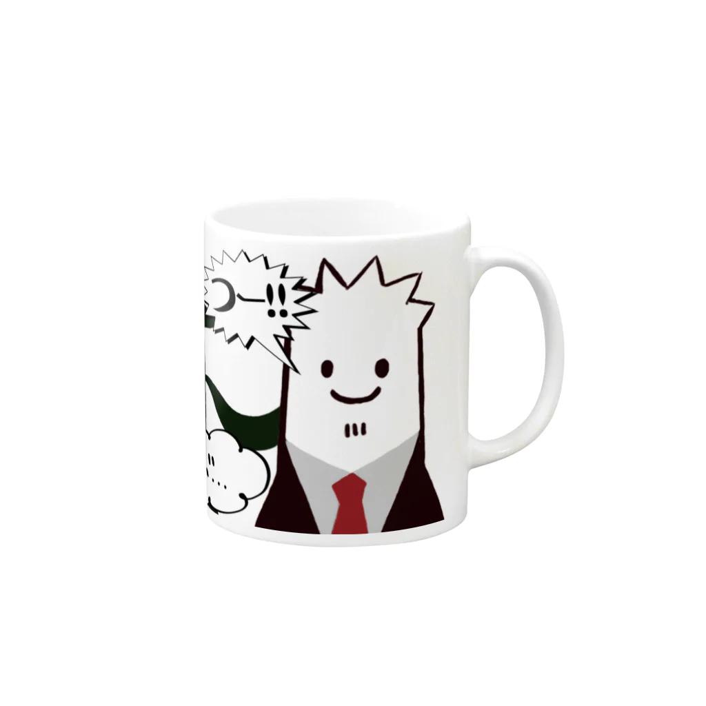 2BRO. 公式グッズストアのちーむつーぶろ　マグカップ Mug :right side of the handle