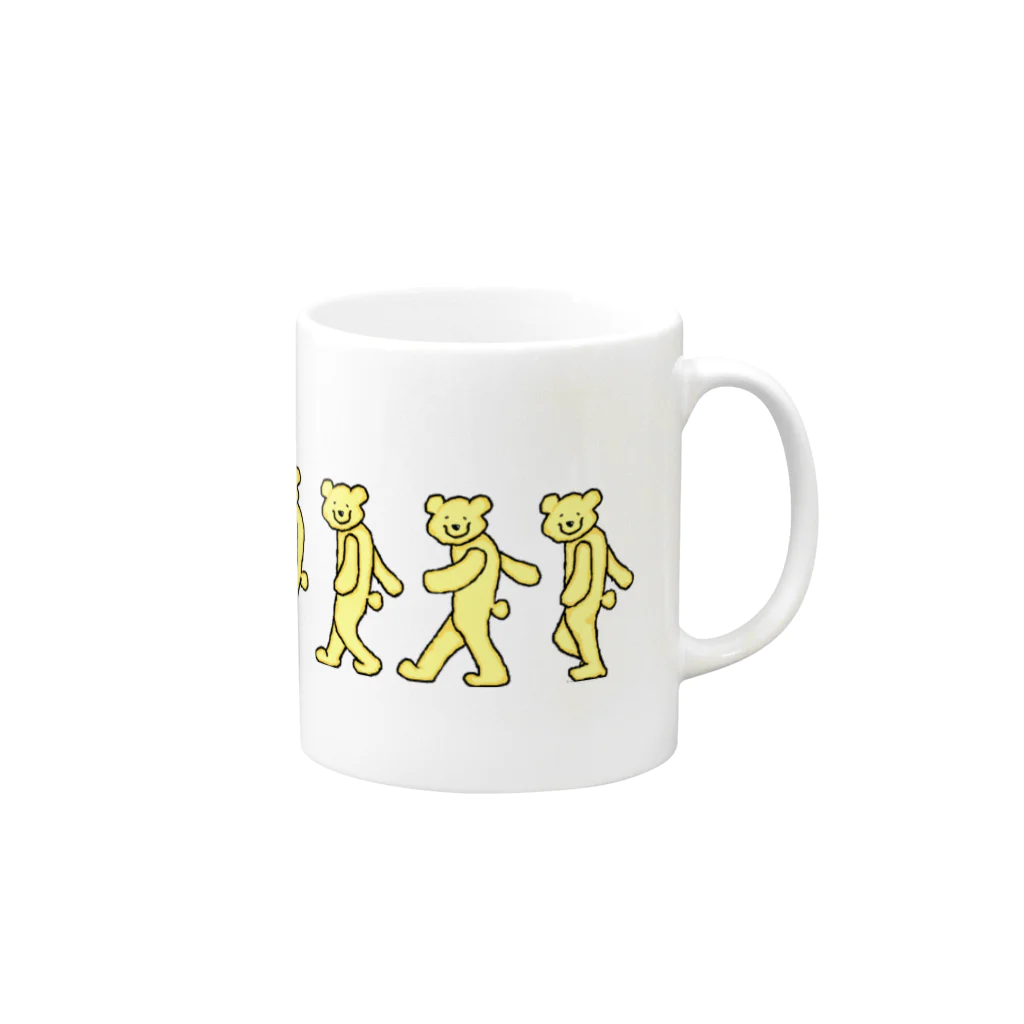 持ち主のKUMAX WALKING Mug :right side of the handle