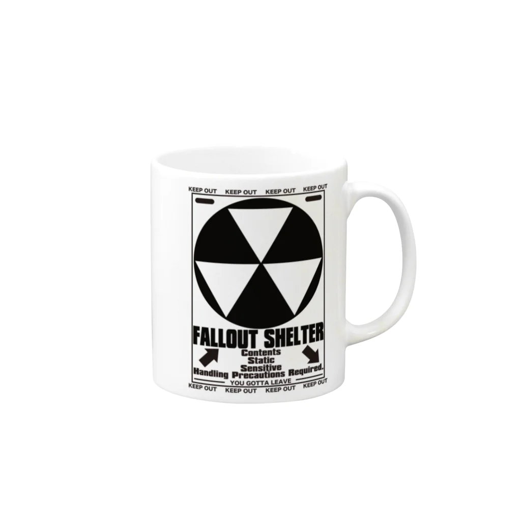 AURA_HYSTERICAのFallout_Shelter マグカップの取っ手の右面