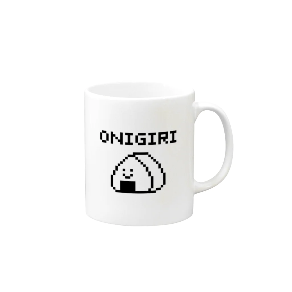 わくわくランドのONIGIRI マグカップの取っ手の右面