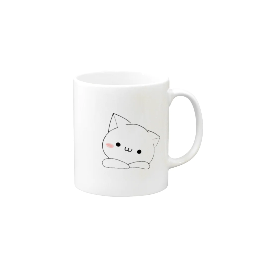 honogのにゃこ Mug :right side of the handle