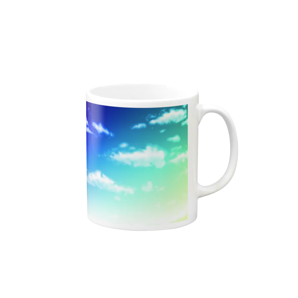 Eagleの蒼穹 Mug :right side of the handle