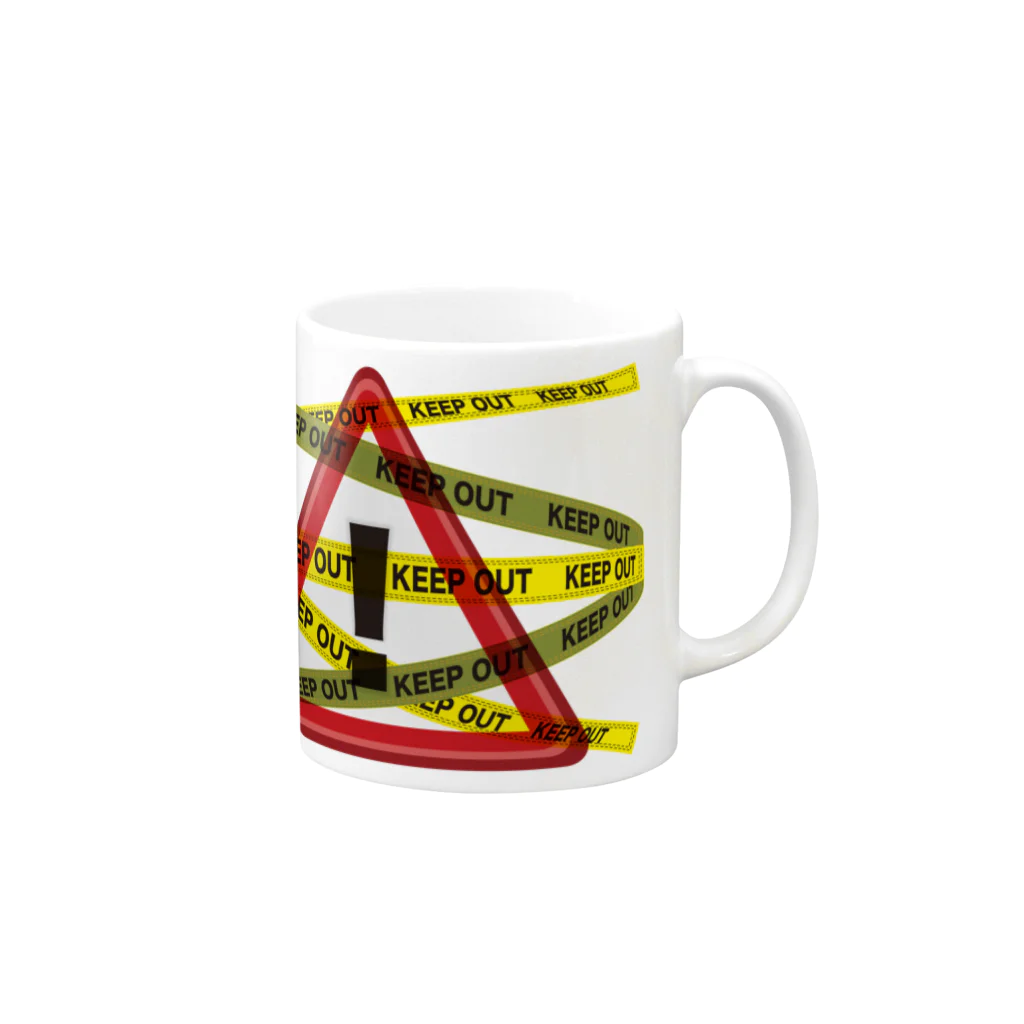 AURA_HYSTERICAのAlert Mug :right side of the handle