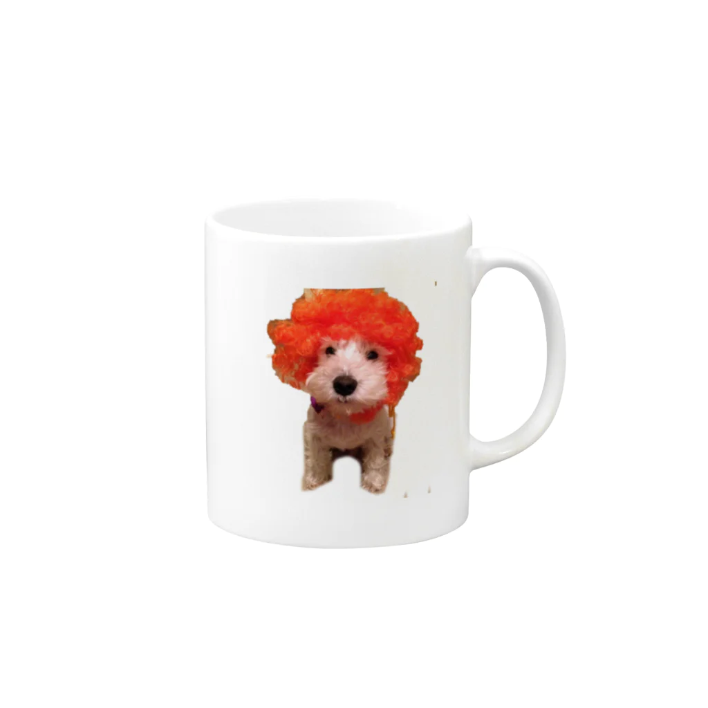 WAN duffleのオレマリッシュ Mug :right side of the handle