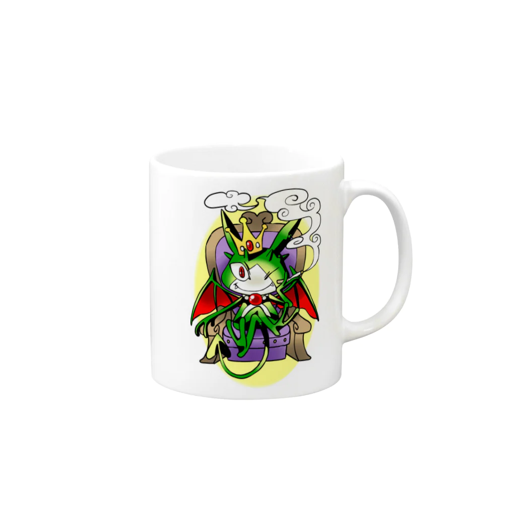 キノコの家の使い魔ビル Mug :right side of the handle