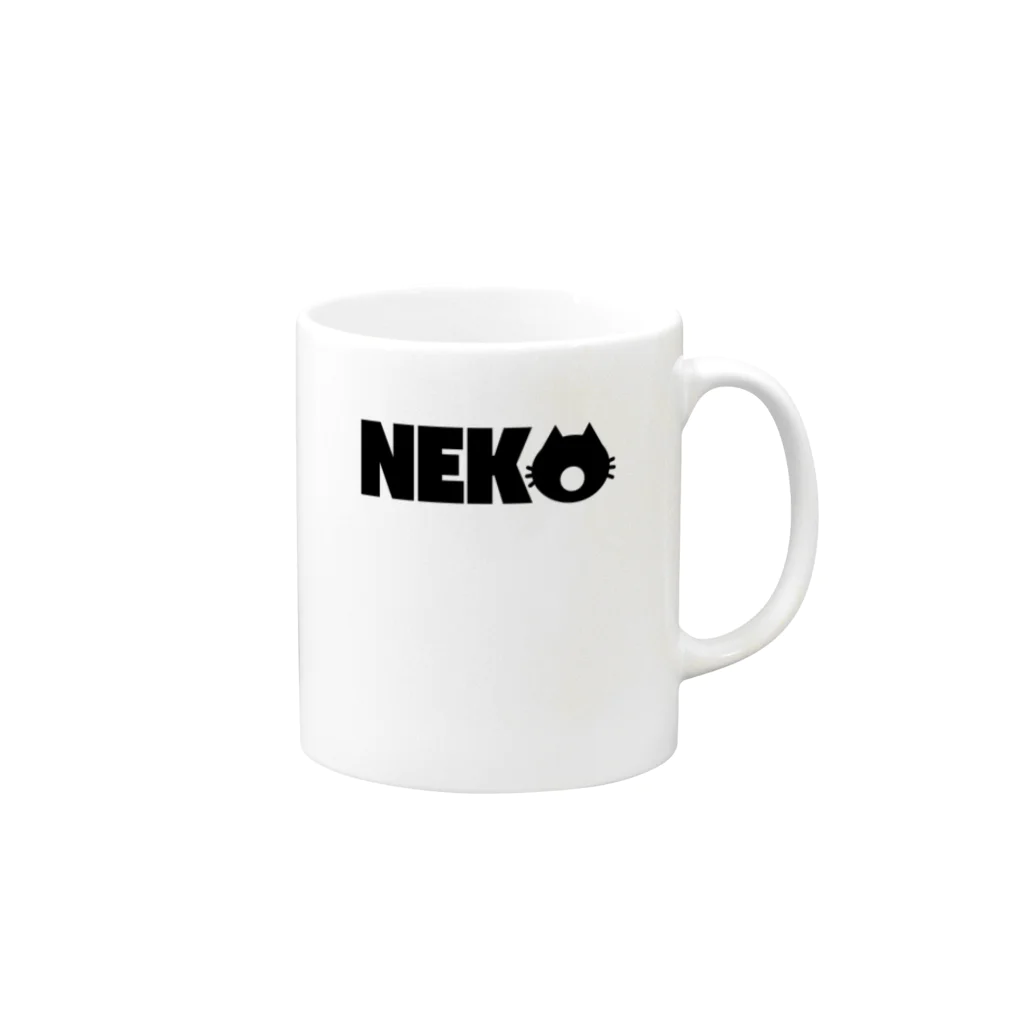 松田トロのNE-KO Mug :right side of the handle