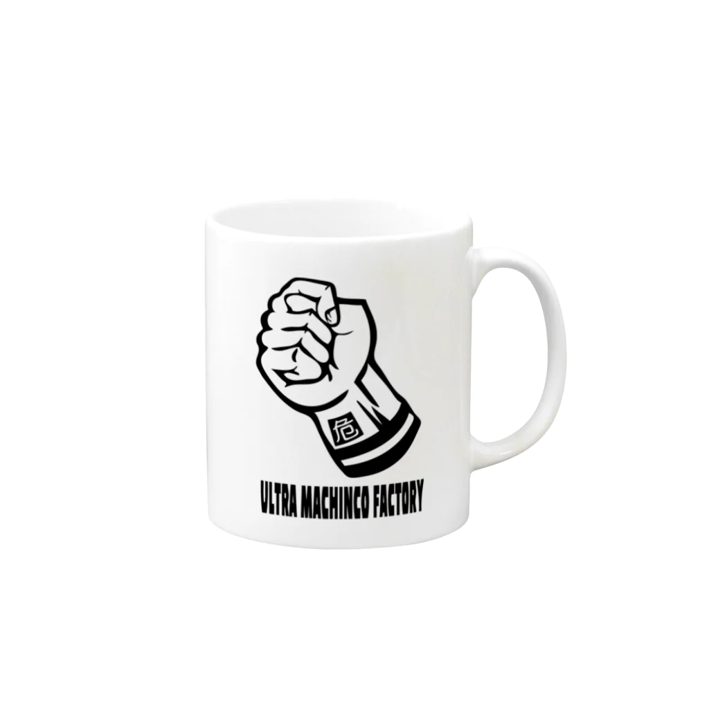 パテモソ商店。のULTRA MACHINKO FACTORY#02 Mug :right side of the handle