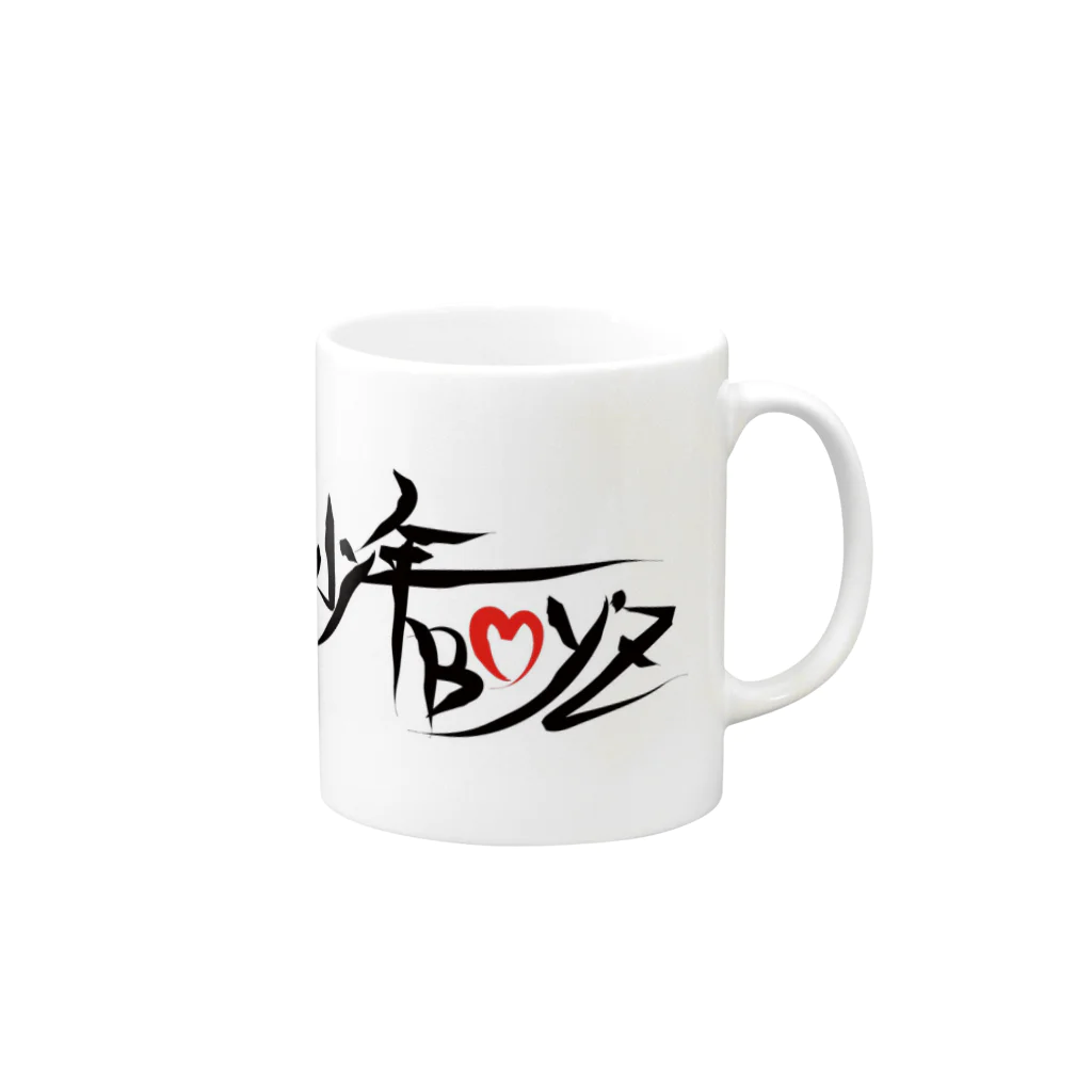 bkdge406の少年 Mug :right side of the handle