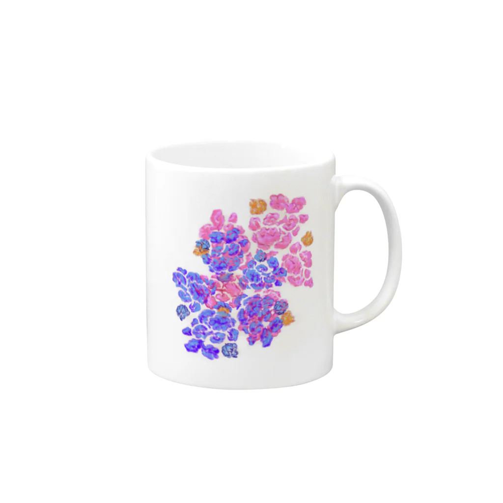 Suerei_syの斜花畳 Mug :right side of the handle