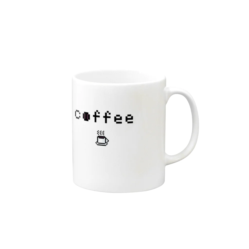 ドッTファクトリーのドットデザインcoffee Mug :right side of the handle