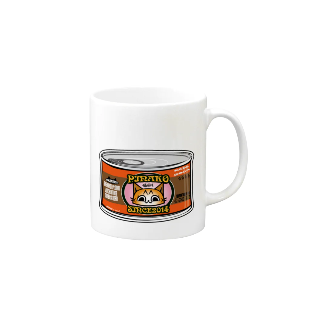 パテモソ商店。のパテ猫 Mug :right side of the handle