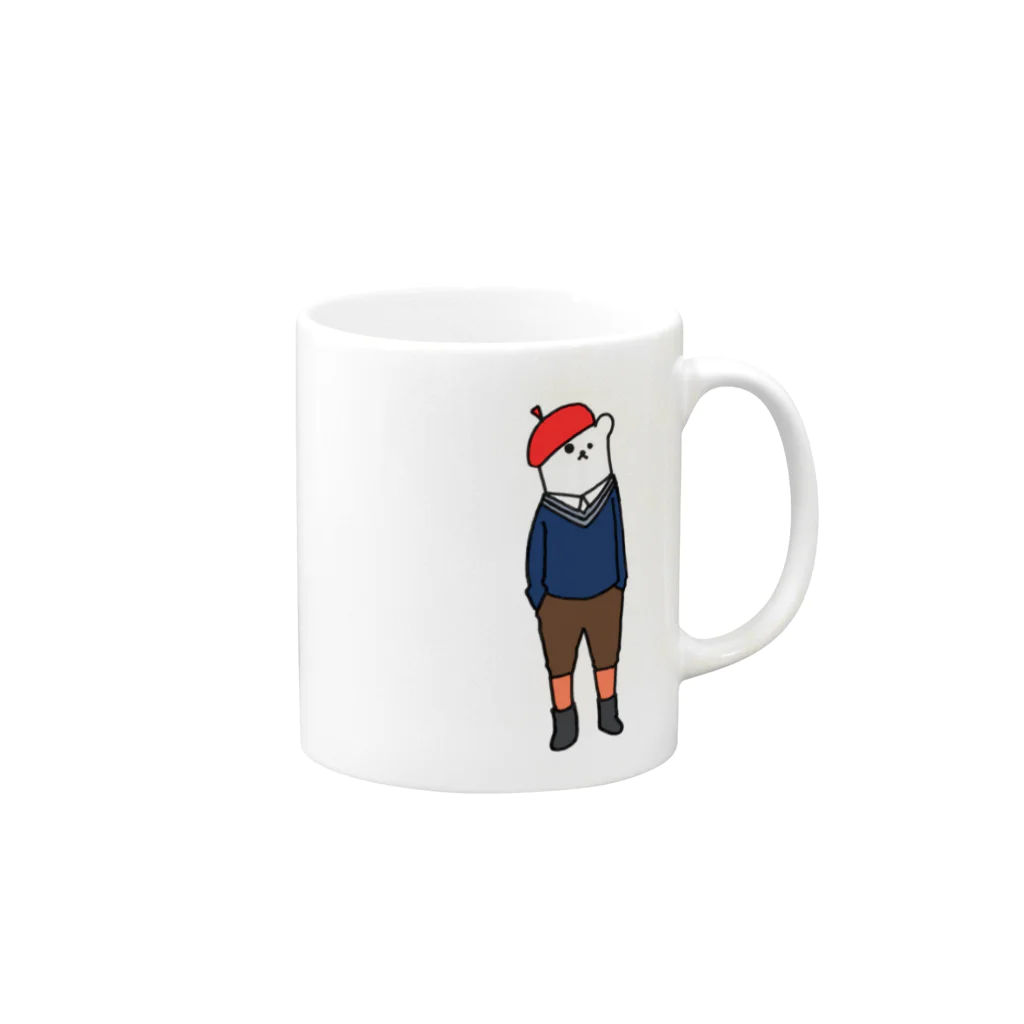 Art Style NEKO28のシャレくまE Mug :right side of the handle