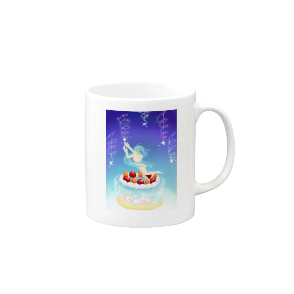 Rania-ﾗﾆｱ-のCatch My Dream Mug :right side of the handle