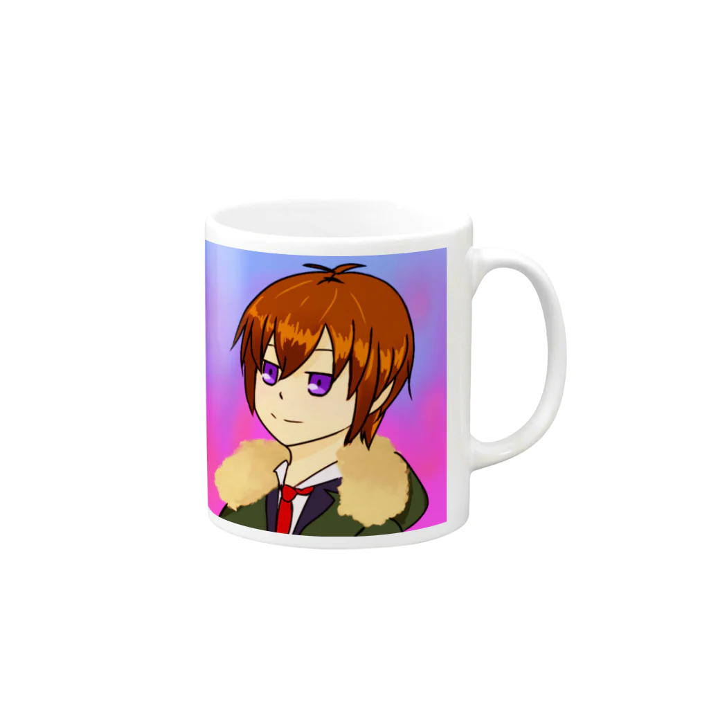 Sizimi_Kusodasaのエモ女 梅沢ビネガー Mug :right side of the handle