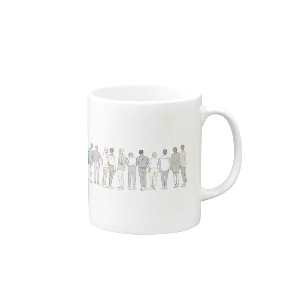 かの❗️❗️のSEVENTEEN Mug :right side of the handle