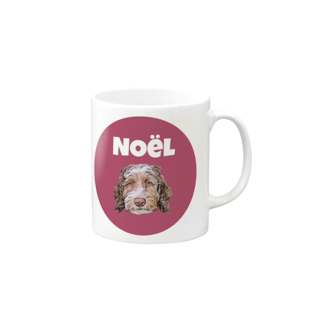 よっしぃのNOëL Mug :right side of the handle