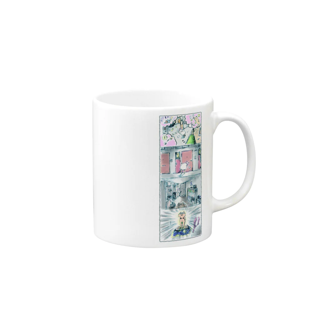 おとうふの慰めたかっただけ Mug :right side of the handle