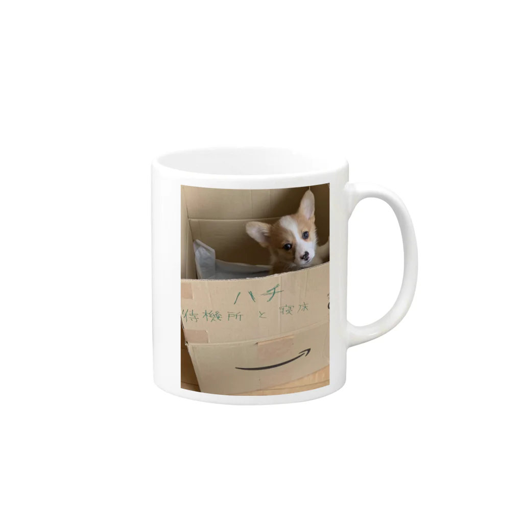 大塚　佳奈のハチっ子 Mug :right side of the handle