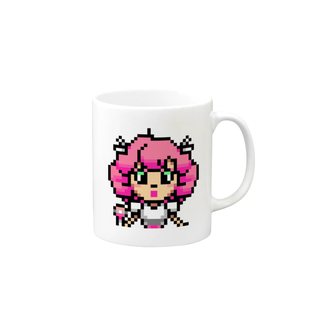 haruのidol・モモダピンコ Mug :right side of the handle