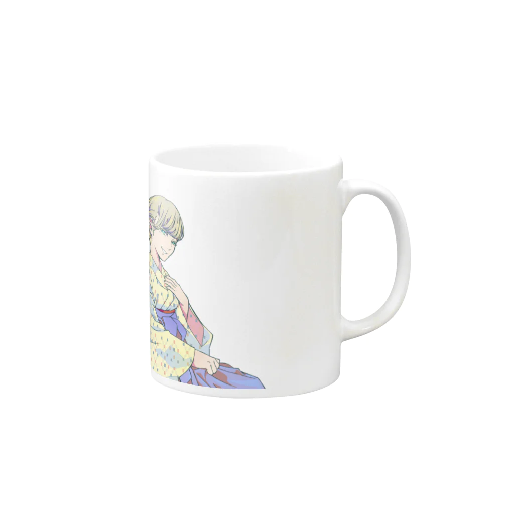 🧙‍♀️和田 一凛(わだ いちか)🧙‍♀️のかみさまのすがた〜パステルver.〜 Mug :right side of the handle