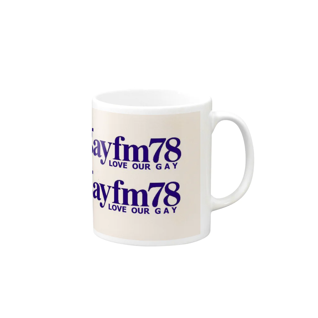 ㅤのbayfmのゾロ品 Mug :right side of the handle