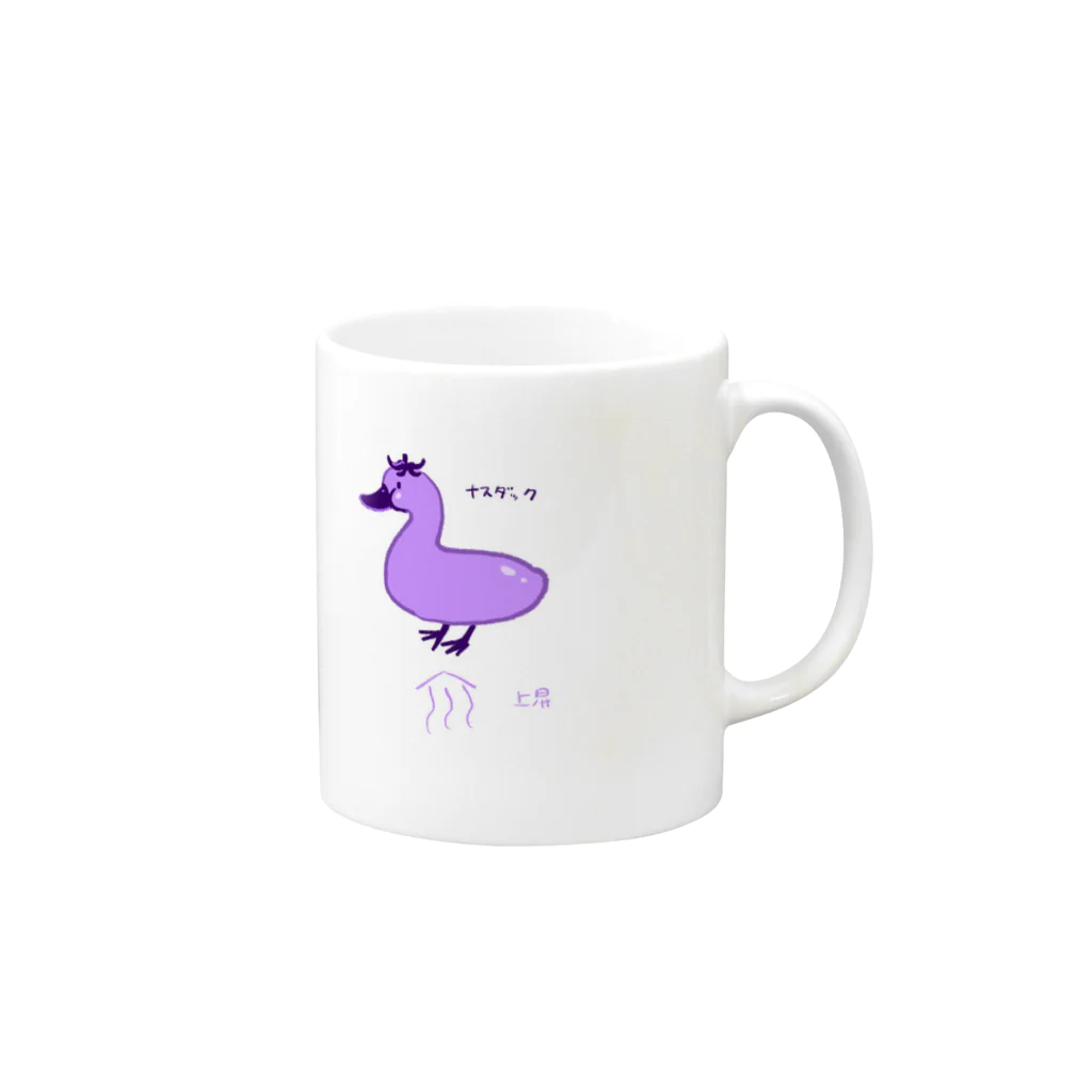 MIKIのナスダック上昇 Mug :right side of the handle