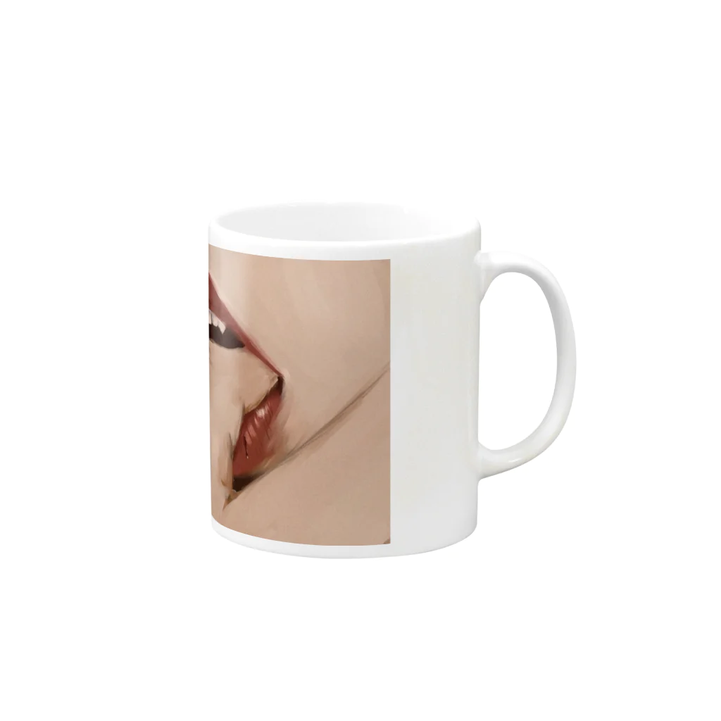 𝙏𝙤𝙢𝙢𝙮のKiss Mug :right side of the handle