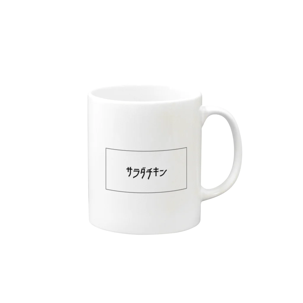 andywarholのサラダチキン　フォント Mug :right side of the handle