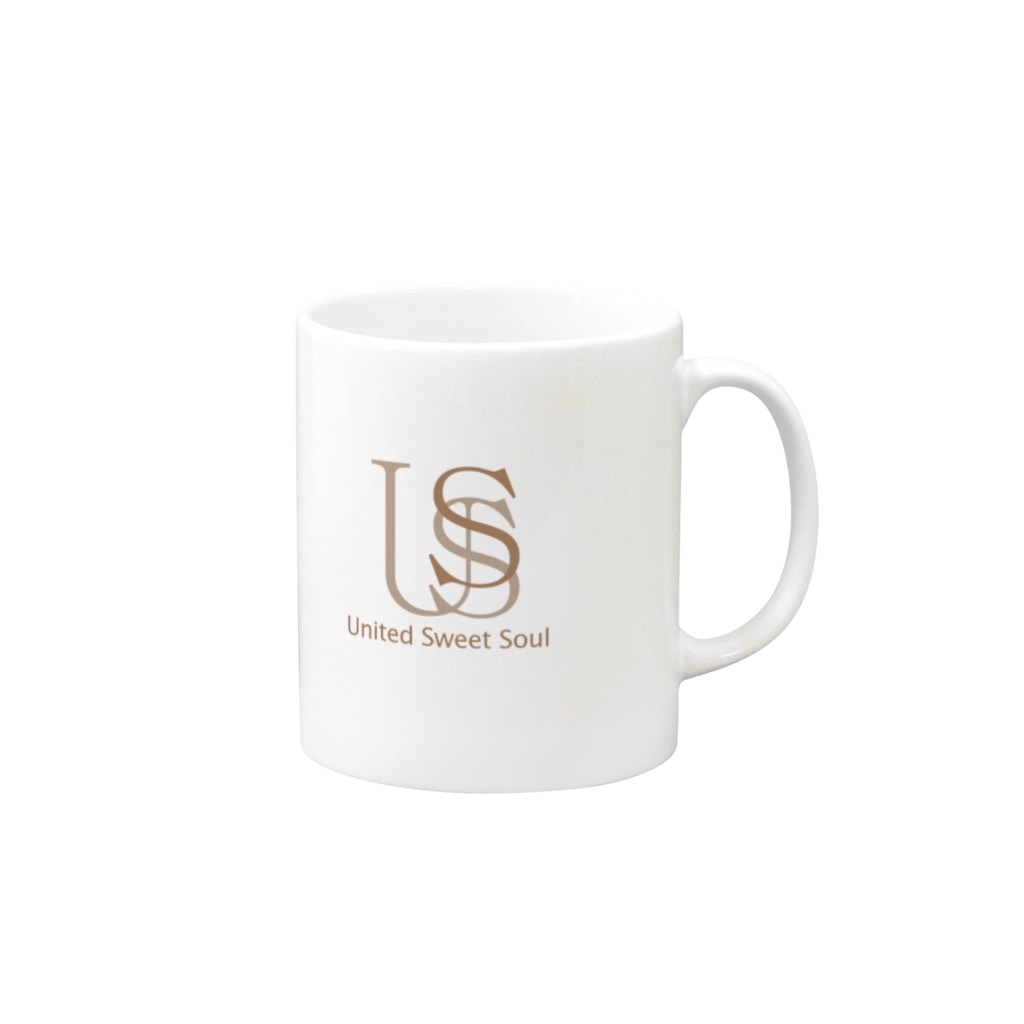 United Sweet Soul MerchのUnited Sweet Soul Logo#02 Mug :right side of the handle