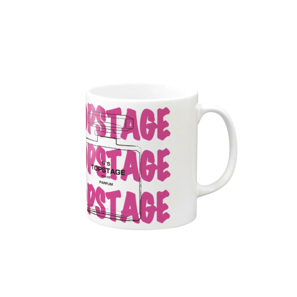 TOPSTAGEshopのTOP STAGE  BOTTLE Mug :right side of the handle