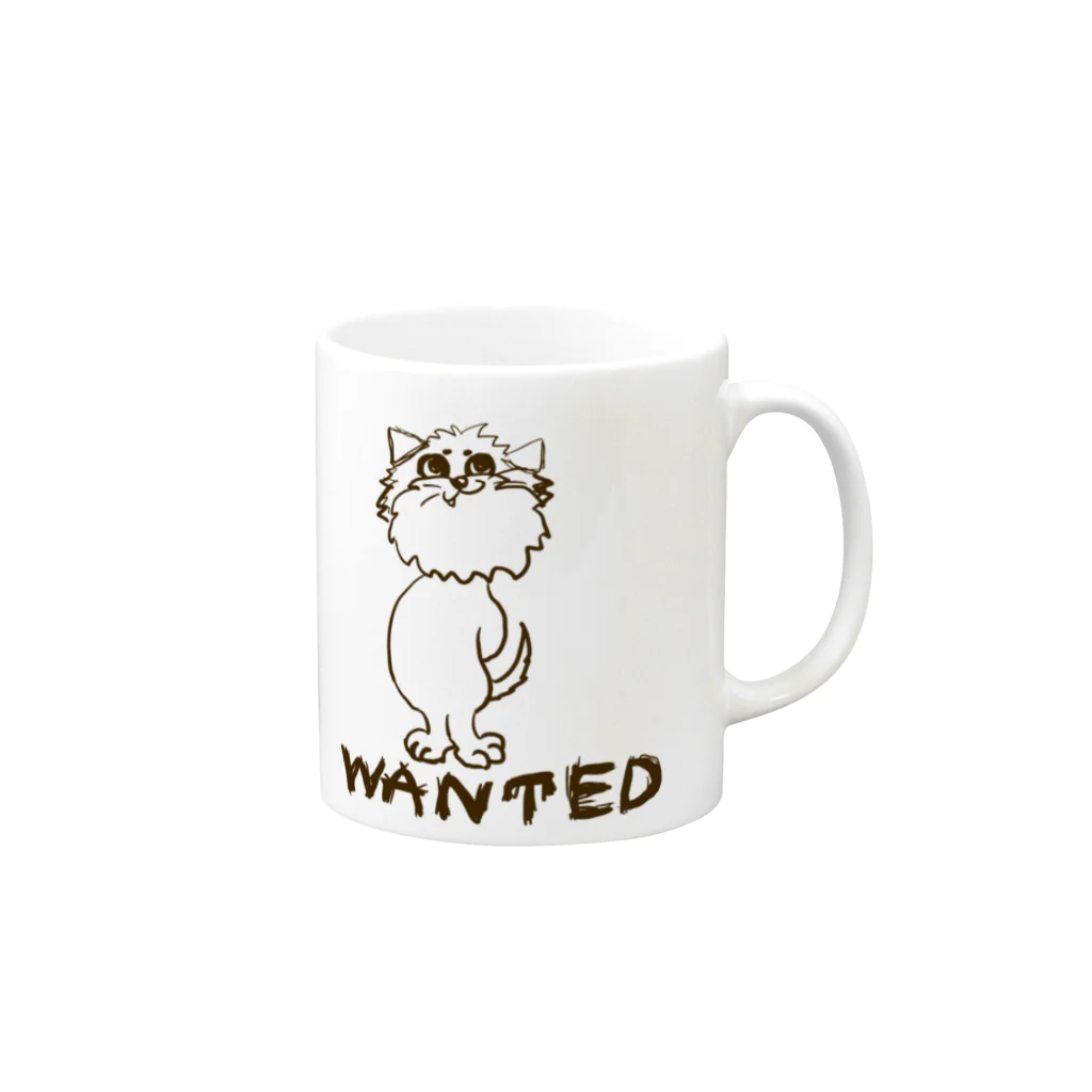 ねこぜや のマルチーズ Mug :right side of the handle