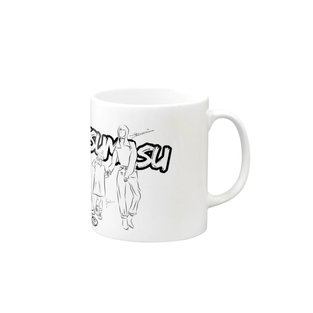 Hikaruのすとりーとttms Mug :right side of the handle