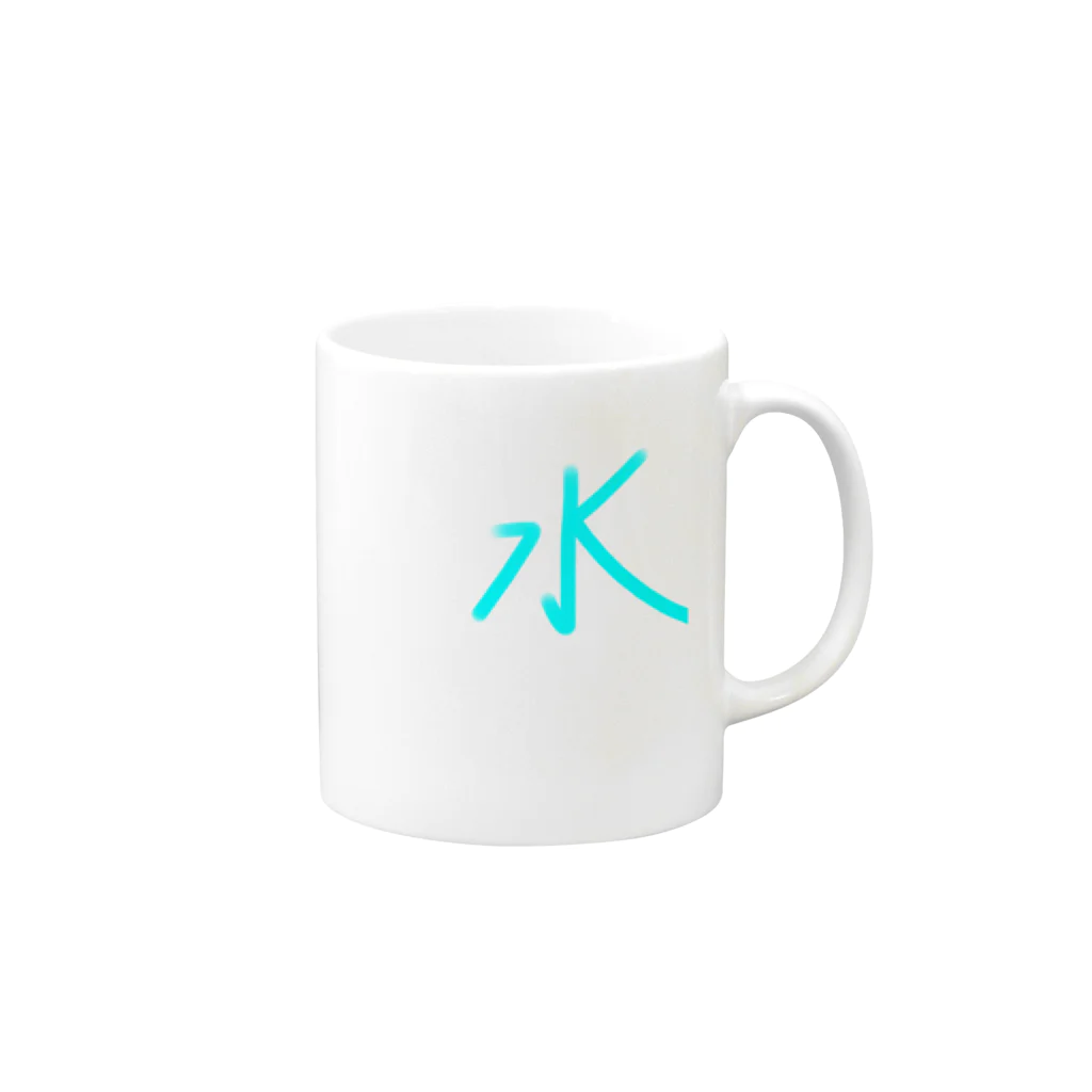 yuukanoaの水 Mug :right side of the handle