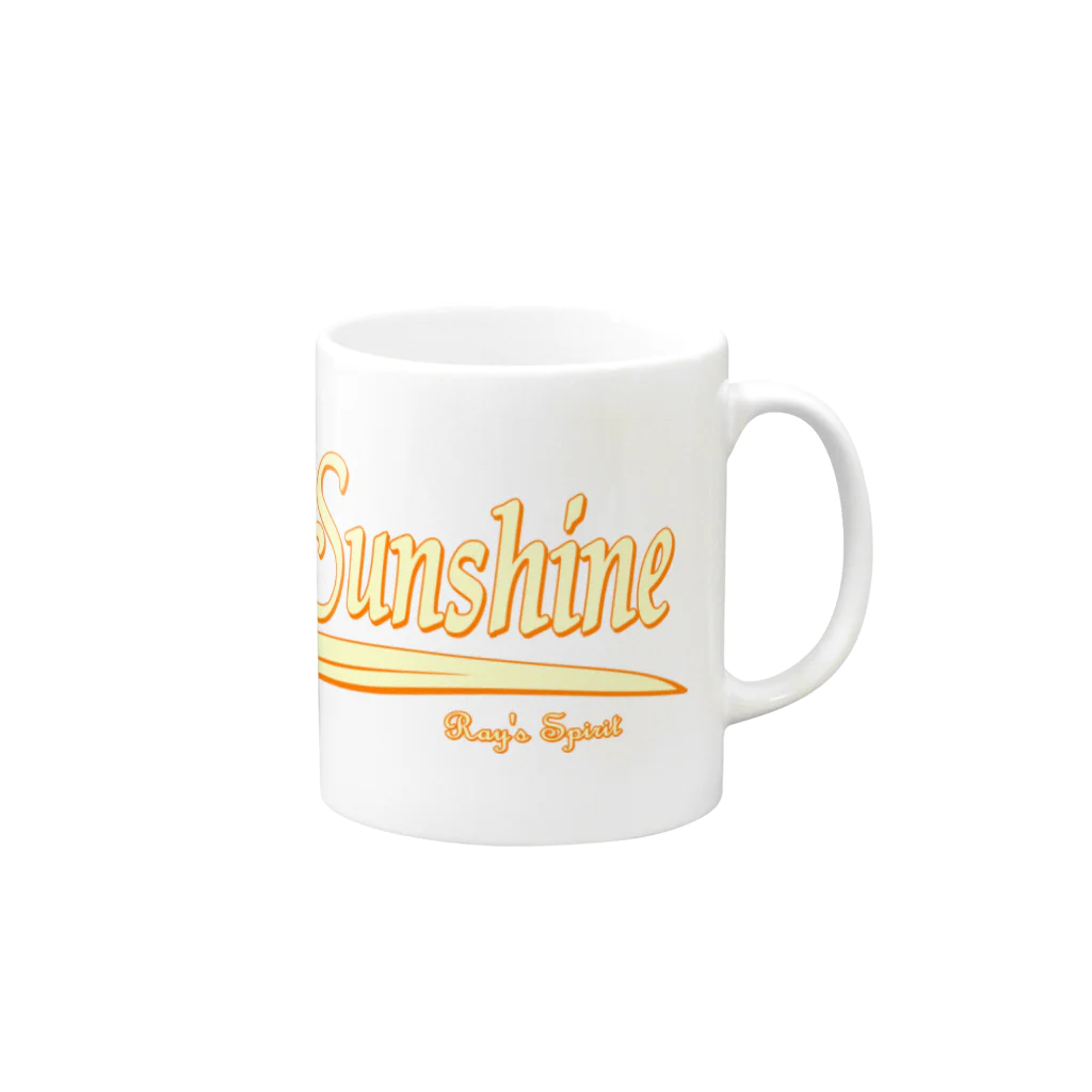 Ray's Spirit　レイズスピリットのA Ray Of Sunshine Mug :right side of the handle