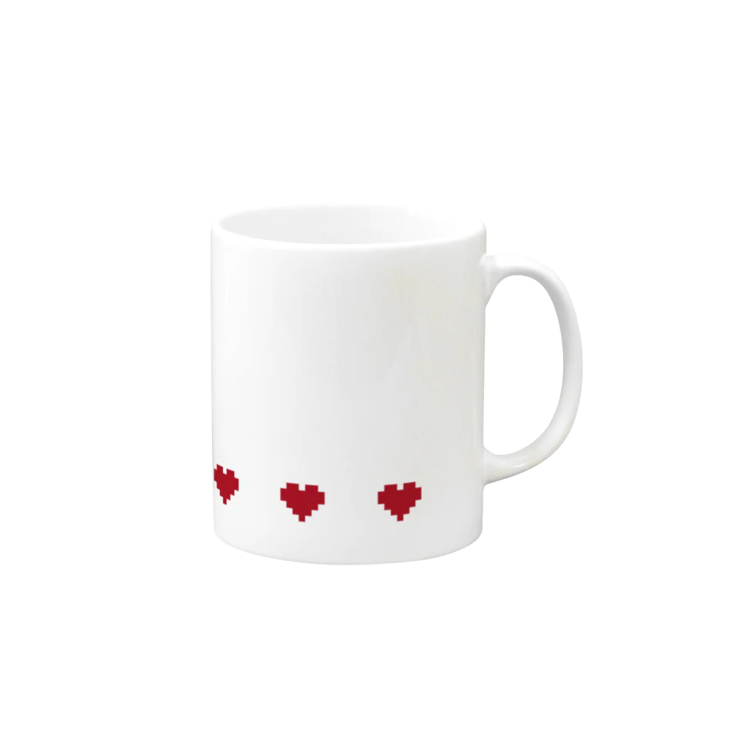 mega_shopの体温計くんマグカップ Mug :right side of the handle