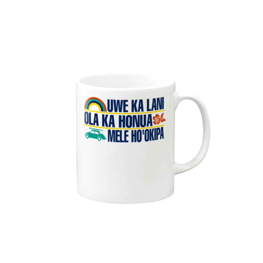 JOKERS FACTORYのMELE HO'OKIPA Mug :right side of the handle