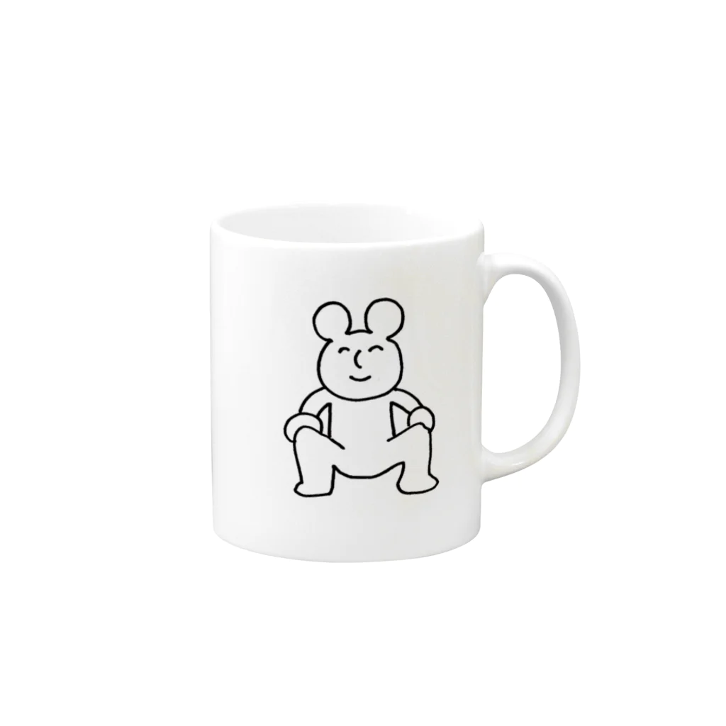 ツイッター警察ちゃすのマイキーM字開脚 Mug :right side of the handle