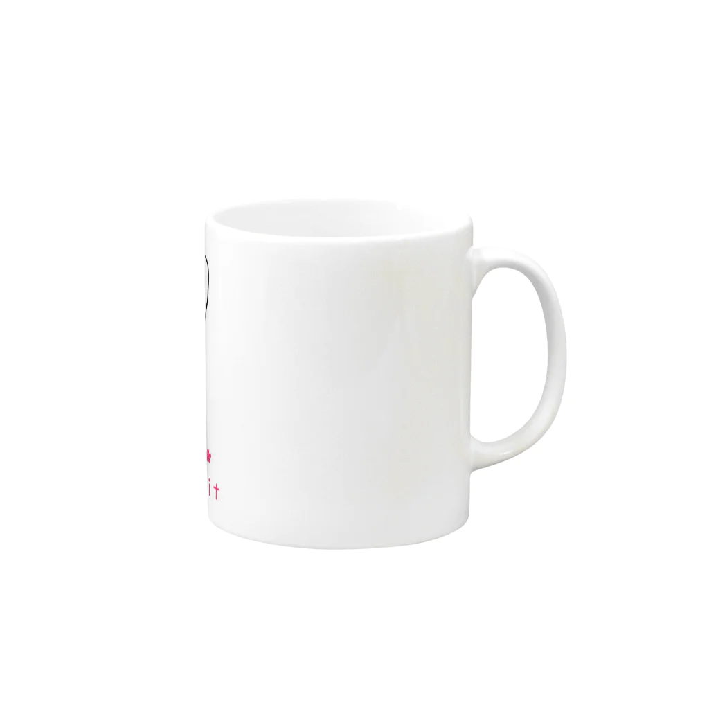 世羅の服を着たうさぎ。(顔) Mug :right side of the handle