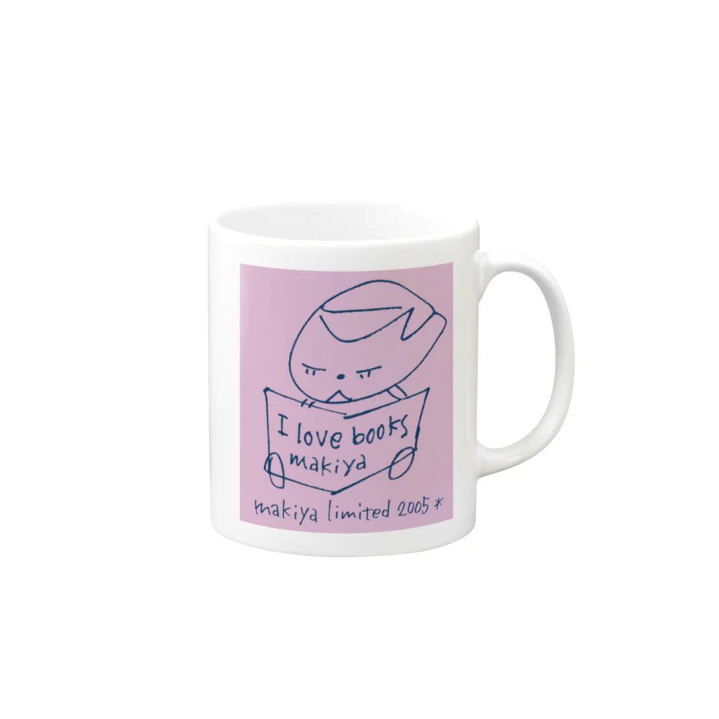 続・マキノ槇ぞうの10th anniversary gpink Mug :right side of the handle