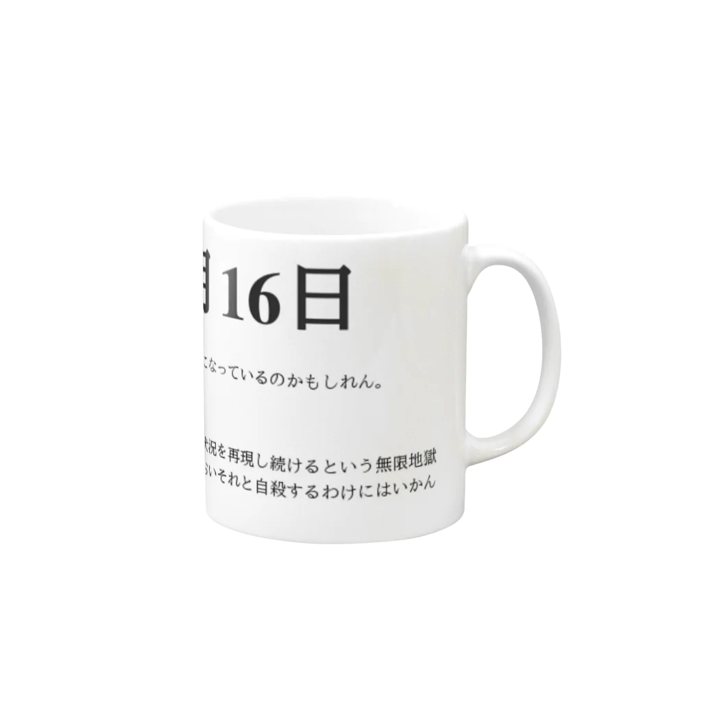 誰かが書いた日記の2016年05月16日17時32分 Mug :right side of the handle