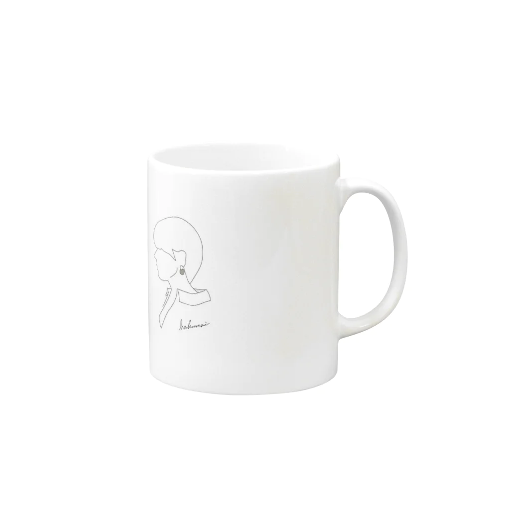 T-TAKEのse-na Mug :right side of the handle