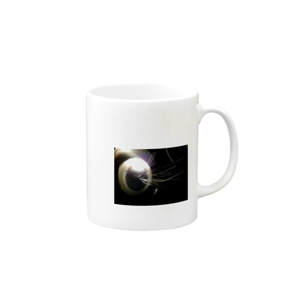 cellopha__のnight Electronic engine. Mug :right side of the handle