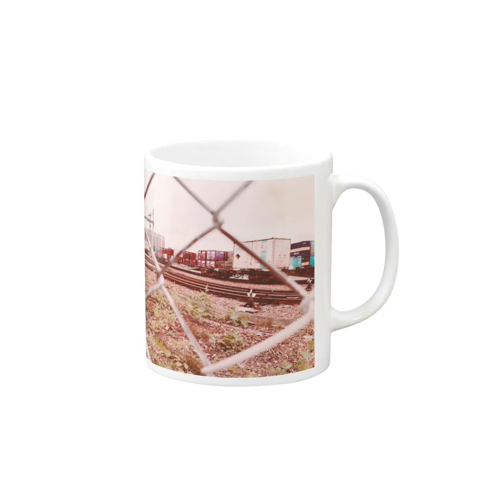 achahaluの貨物車両基地 Mug :right side of the handle