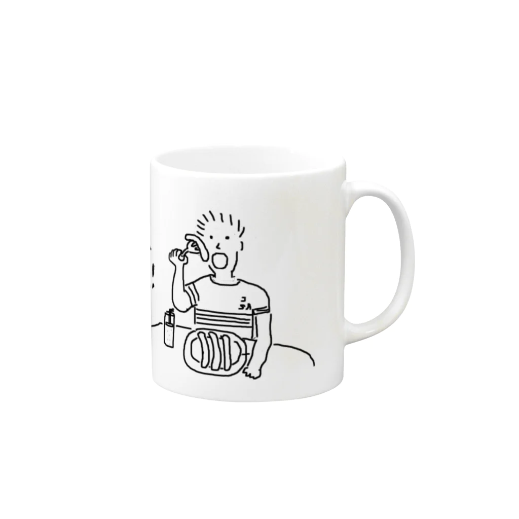 日本ソーセージ協会公式のJSA公式グッズ 4 Mug :right side of the handle