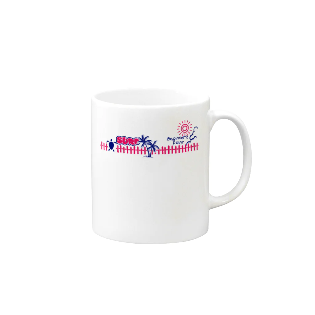 JOKERS FACTORYのSURF POINT Mug :right side of the handle