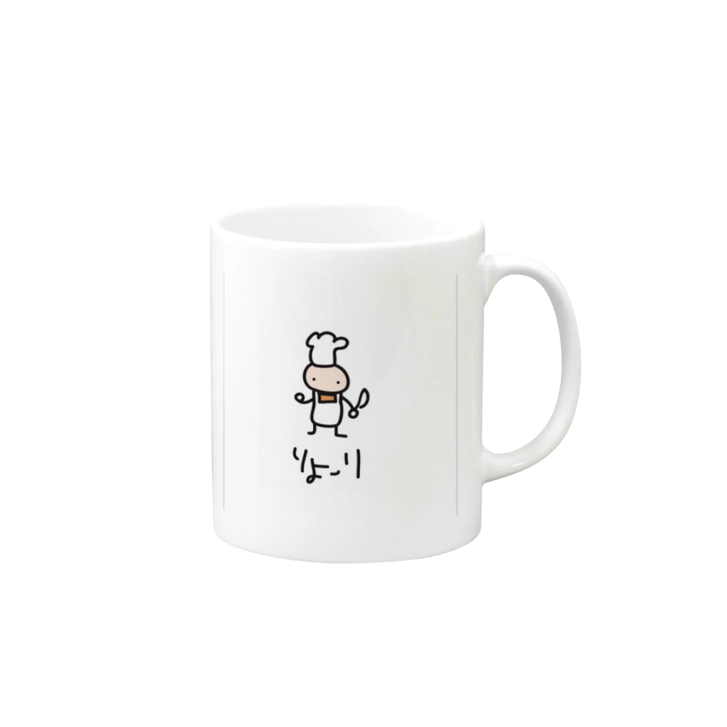 Chobit'sのまめきゅっち。（りょーり） Mug :right side of the handle