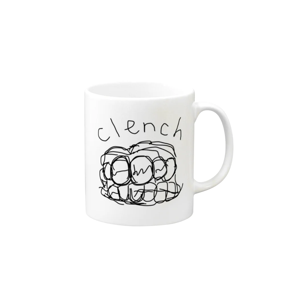 スマッシュ！のーひろ✨のclench Mug :right side of the handle